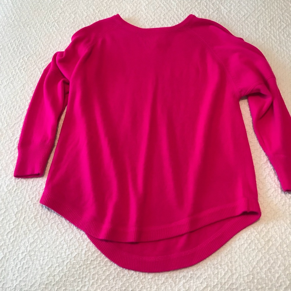 Bright pink sweater